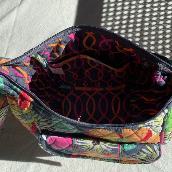 Vera Bradley Jazzy Blooms Clare Crossbody Purse Shoulder Bag Adjustable Strap - Picture 6 of 6
